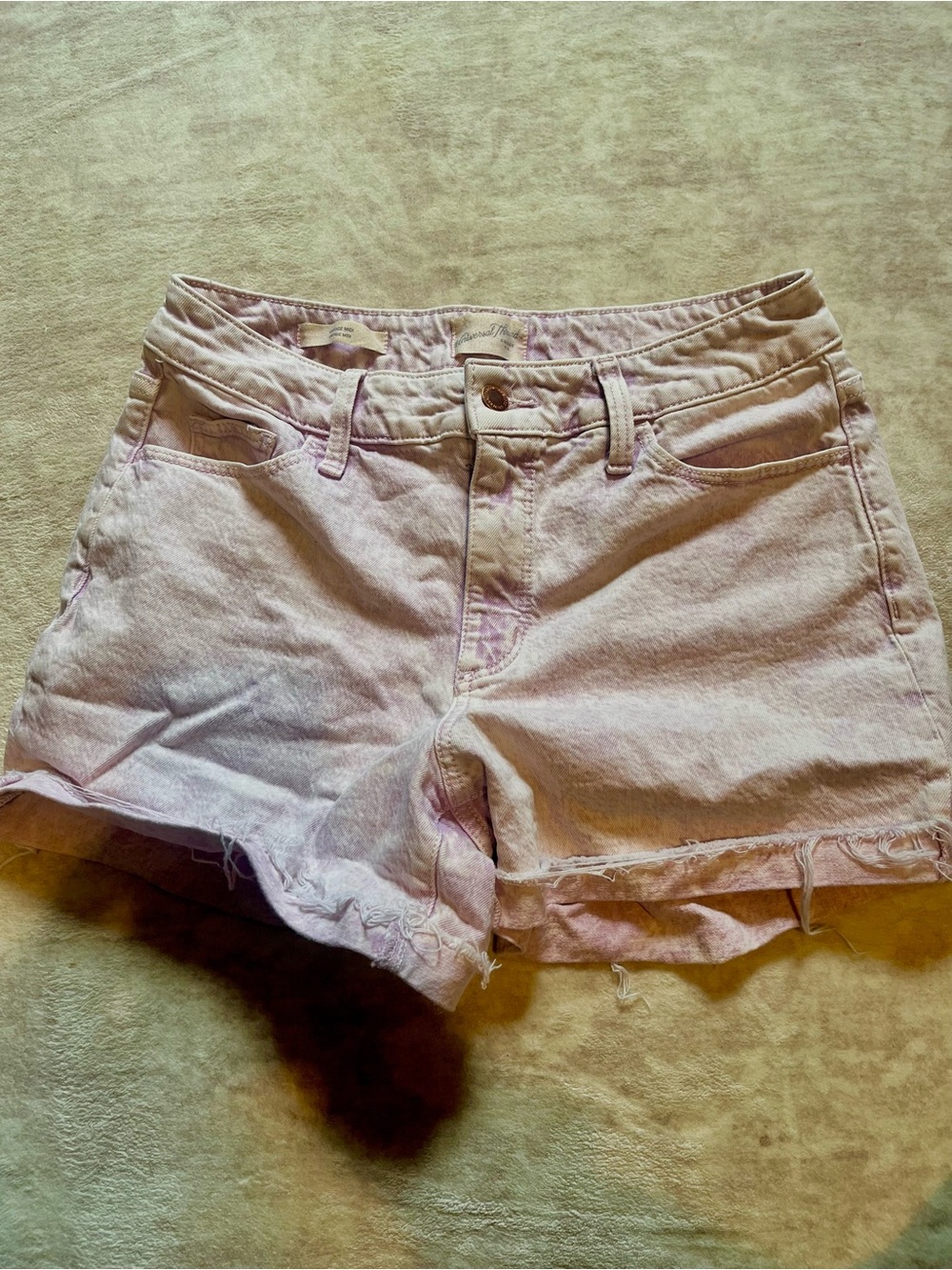 Universal Thread Light purple Denim Cutoff Shorts